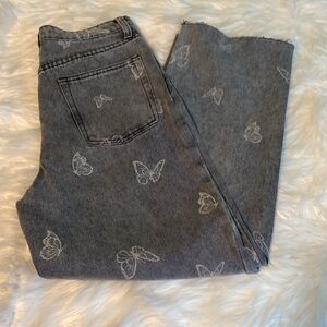 Simple Society High Rise Ankle Straight Leg Size 7/28